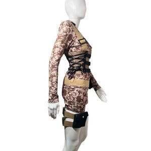 Combat Short Jumper Costume NWT